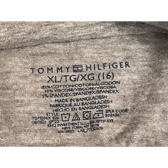 Tommy Hilfiger XL 16 sports bra red white blue gray girls teen‎ - Picture 3 of 4